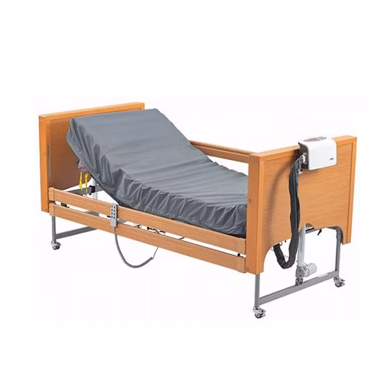 Lit médical de soins infirmiers à domicile d'hôpital pour personnes âgées handicapées électriques médicaux avec fauteuil roulant séparé